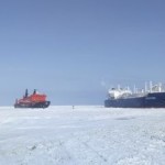 Arctic Ocean ice near record low for winter, boost for shipping