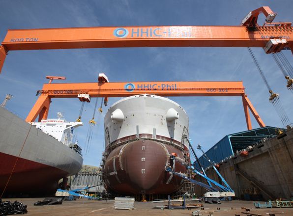 Hanjin Heavy & Construction now HJ Shipbuilding & Construction