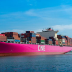 ONE Takes Delivery of 14,000 TEU Magenta-Color Newbuild