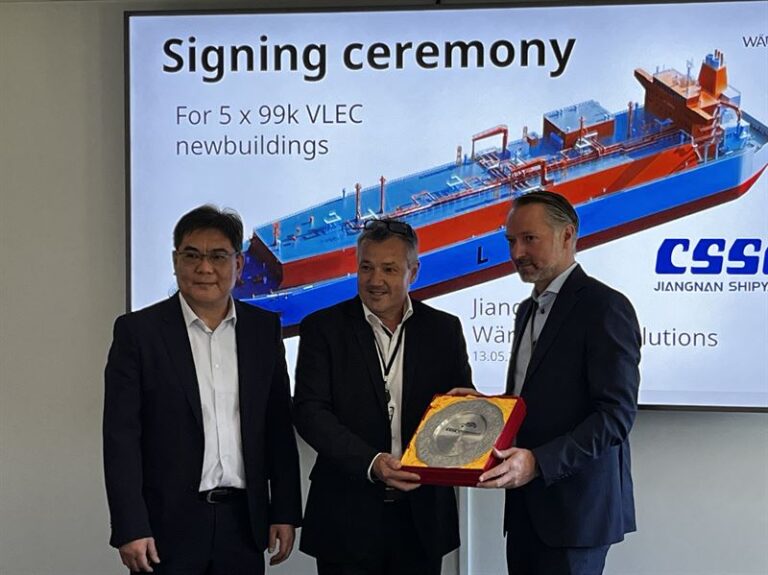 Wärtsilä’s strong relationship with Jiangnan Shipyard enhanced with system orders for five new VLECs