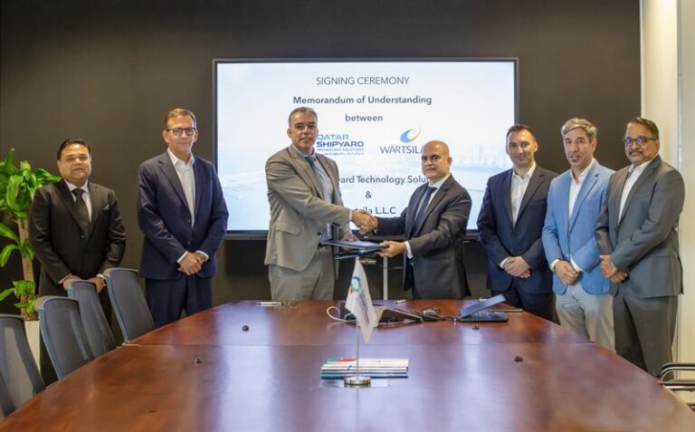 Wärtsilä partners with Qatar Shipyard Technology Solutions on optimal service support