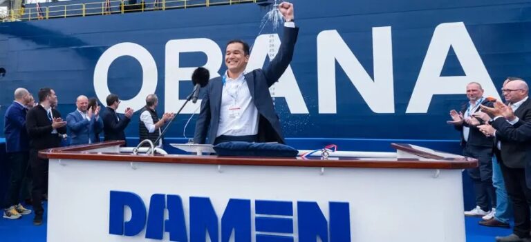 Damen Shiprepair Rotterdam hosts naming ceremony for Petrodec Obana platform