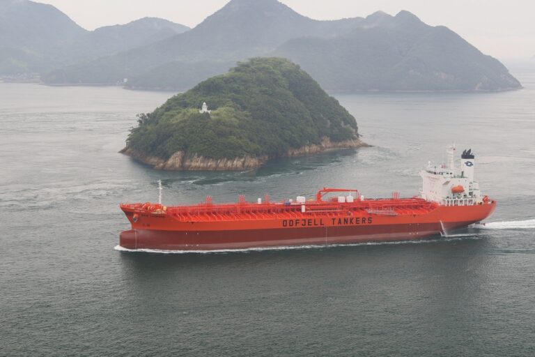 Odfjell has launched the first operational green corridor between Brazil and Europe