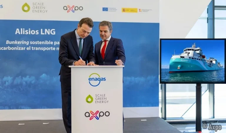 Enagás and Axpo launch new LNG vessel