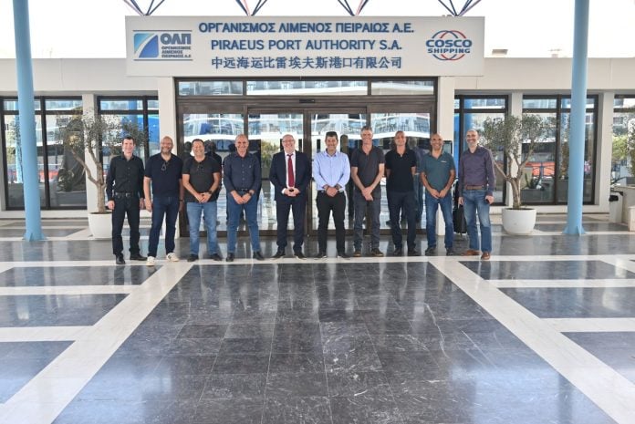 Israeli port and shipbuilding industry delegation Piraeus Port Authority