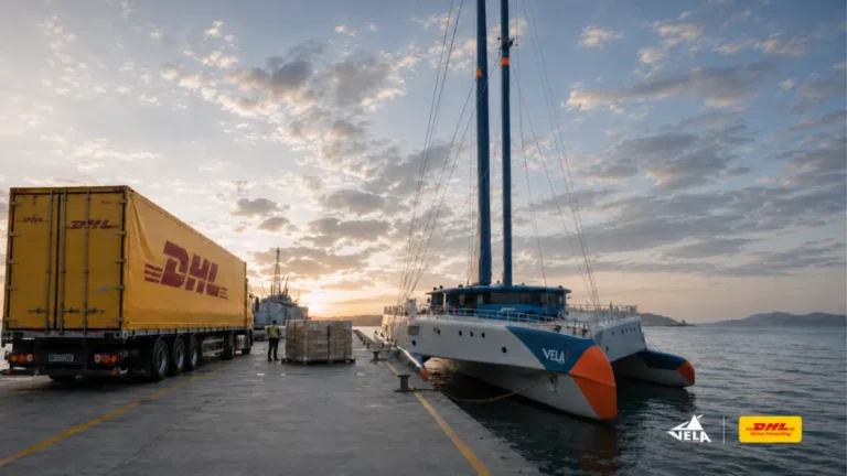 DHL Global Forwarding France and VELA launch lower-emission shipping solution on selected transatlantic routes, based on indicative lifecycle assessments