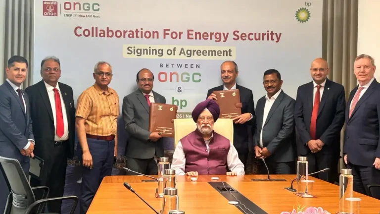 ONGC and bp sign technical services contract to enhance production from fields in the Western Offshore Basin