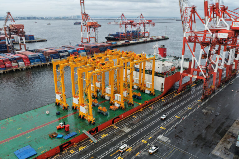 ATI and DP World commission six new hybrid cranes at manila South Harbour