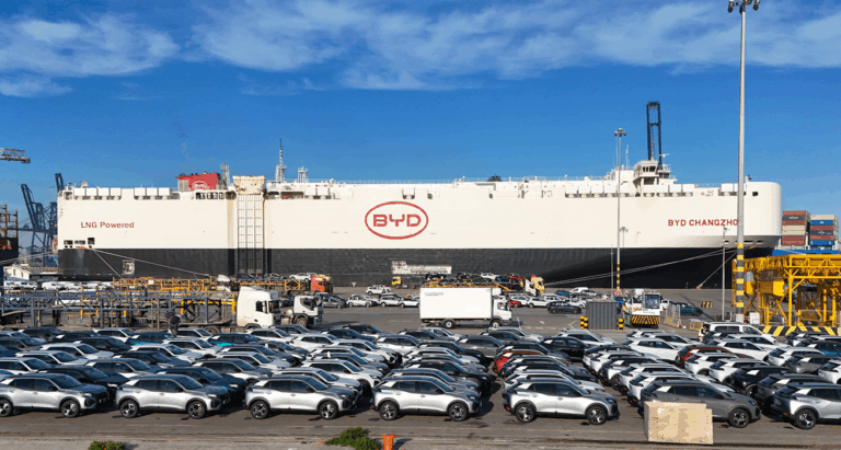 DP World handles record BYD new energy vehicle shipment to Chile